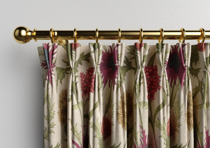 Acanthium, Garnet - Made to Measure Curtains - Image 11